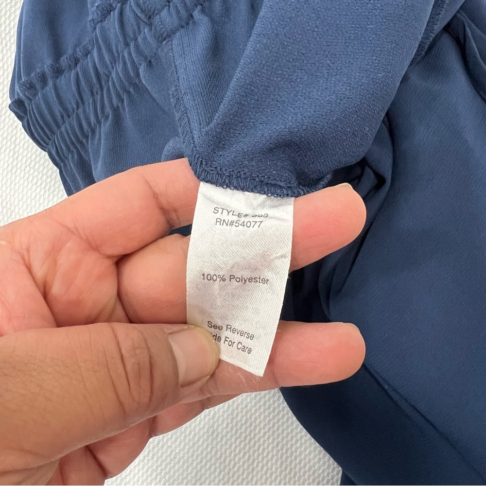 CAbi Navy Blue Sleeveless Drawstring Jumpsuit - Picture 12 of 12